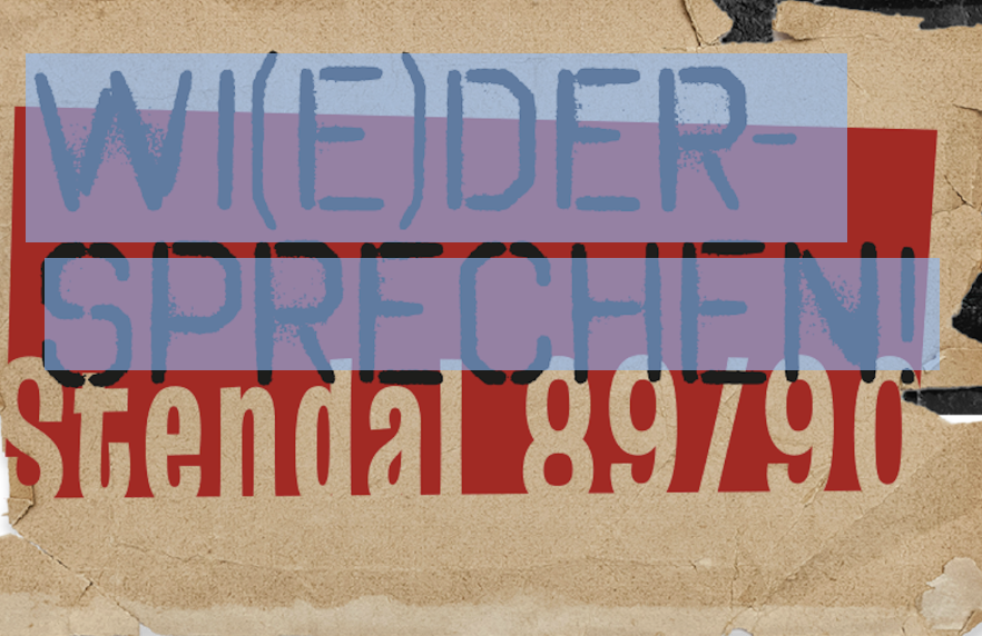 Foto für WI(E)DER-<br />
SPRECHEN!<br />
Stendal 89/90